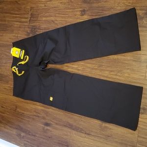 Wonderwink scrub pants xxs petite black